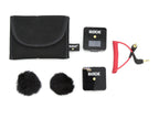 Used Rode Wireless Go Black with Case and accessories. SN: FL0060557
