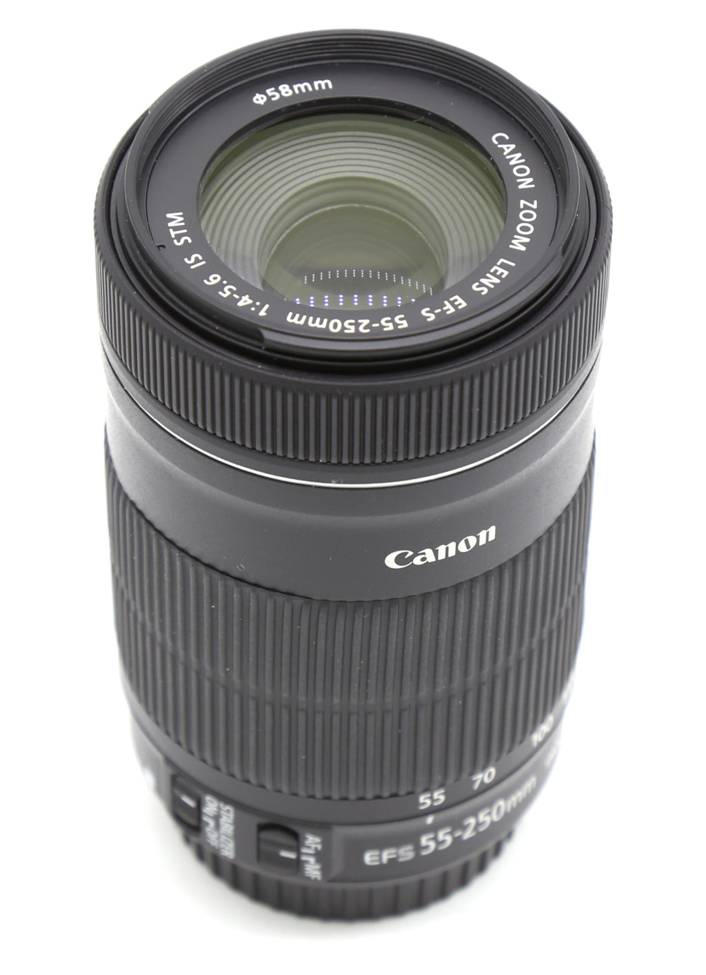 Used Canon EF-S 55-250mm IS STM f4-5.6 Zoom S/N - 6389100727
