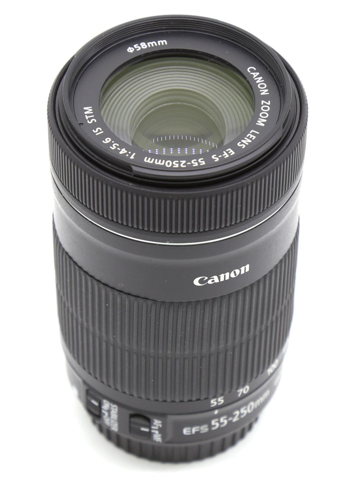 Used Canon EF-S 55-250mm IS STM f4-5.6 Zoom S/N - 6389100727