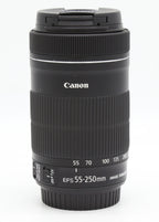 Used Canon EF-S 55-250mm IS STM f4-5.6 Zoom S/N - 6389100727