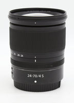Used Nikon NIKKOR Z 24-70mm f4 S Wide Angle Zoom Lens S/N - 393496
