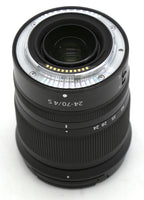 Used Nikon NIKKOR Z 24-70mm f4 S Wide Angle Zoom Lens S/N - 393496