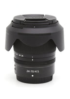Used Nikon NIKKOR Z 24-70mm f4 S Wide Angle Zoom Lens S/N - 393496