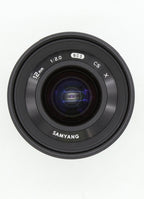 Used Samyang 12mm f/2 Lens - Fujifilm X Mount - Black S/N - BCP17000