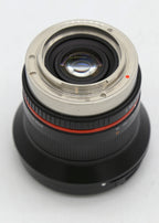 Used Samyang 12mm f/2 Lens - Fujifilm X Mount - Black S/N - BCP17000