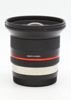 Used Samyang 12mm f/2 Lens - Fujifilm X Mount - Black S/N - BCP17000