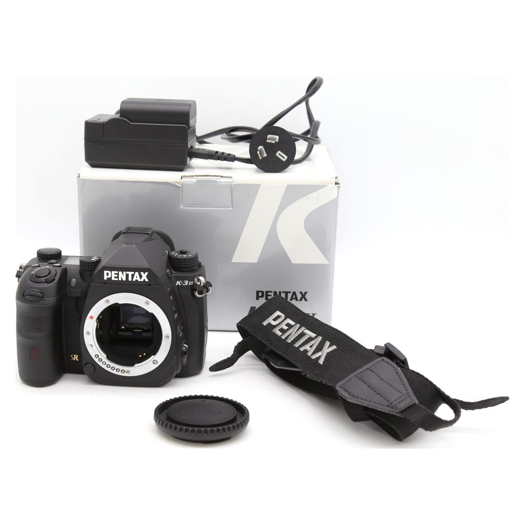 Used Pentax K-3 III Body only. S/N: 8097901302328