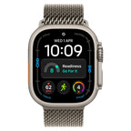 Apple Watch Ultra 4 49mm Natural Titanium Case GPS + Cellular Milanese Loop (M)