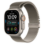 Apple Watch Ultra 4 49mm Natural Titanium Case GPS + Cellular Milanese Loop (M)