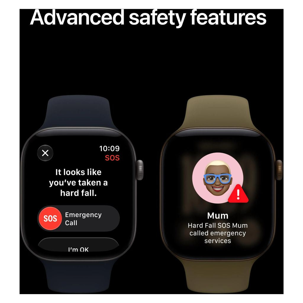 Apple Watch Series 12 42mm Light Gold Aluminium Case GPS Sand Sport Band (M/L)