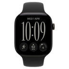 Apple Watch Series 12 46mm Black Aluminium Case GPS Black Sport Band (S/M)