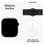Apple Watch Series 12 46mm Black Aluminium Case GPS Black Sport Band (S/M)