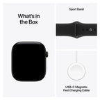 Apple Watch Series 12 46mm Black Aluminium Case GPS Black Sport Band (M/L)