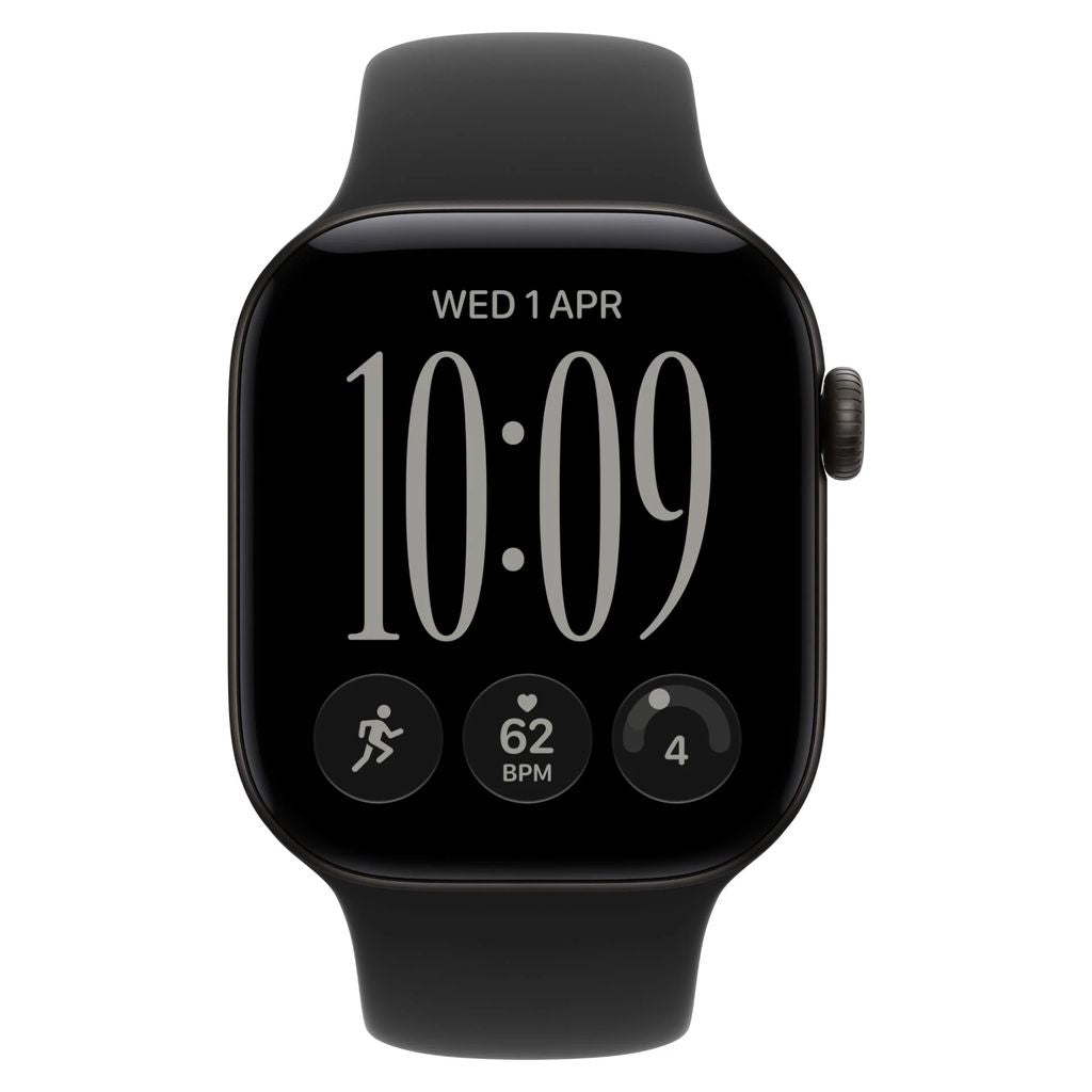 Apple Watch Series 12 42mm Black Aluminium GPS + Cellular Black Sport Band (M/L)