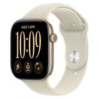 Apple Watch Series 12 46mm Light Gold Aluminium GPS + Cellular Sport Band (S/M)