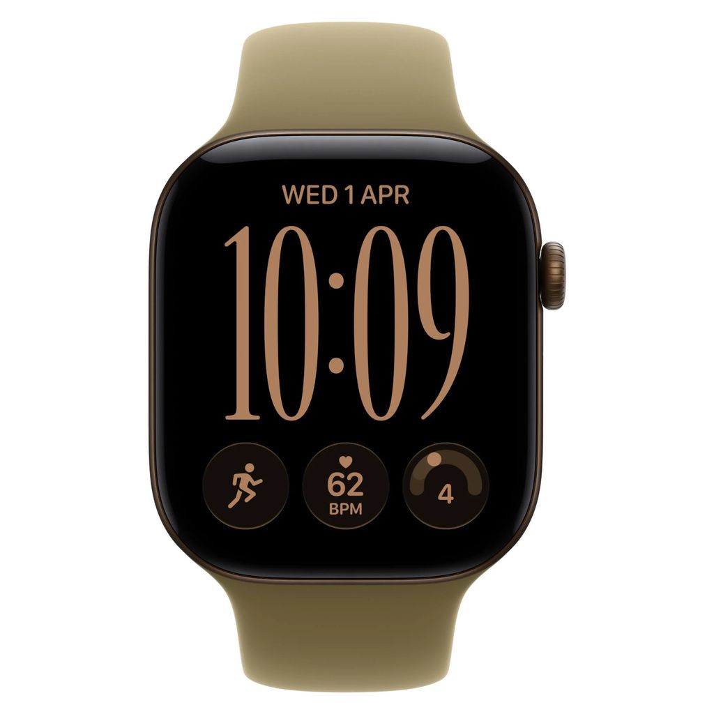 Apple Watch Series 12 46mm Dark Bronze Aluminium GPS + Cellular Sport Band (S/M)