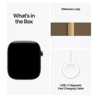 Apple Watch Series 12 42mm Radiant Gold Titanium GPS + Cellular Milanese Loop
