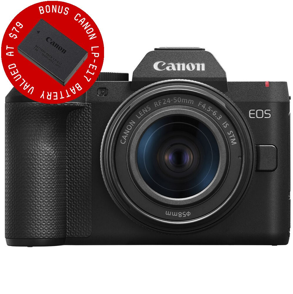 Canon EOS R8 II Mirrorless Camera with RF 24-50mm f/4.5-6.3 IS STM Lens