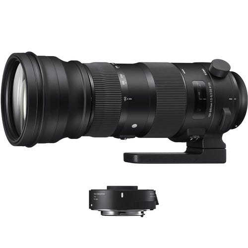 Sigma AF 150-600mm f/5-6.3 DG OS HSM - (S) Sports Lens Kit + TC-1401 - Nikon