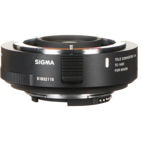 Sigma AF 150-600mm f/5-6.3 DG OS HSM - (S) Sports Lens Kit + TC-1401 - Nikon