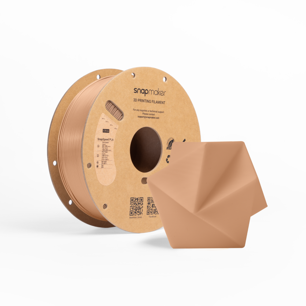 Snapmaker SnapSpeed 1kg PLA Filament with RFID - Warm Beige