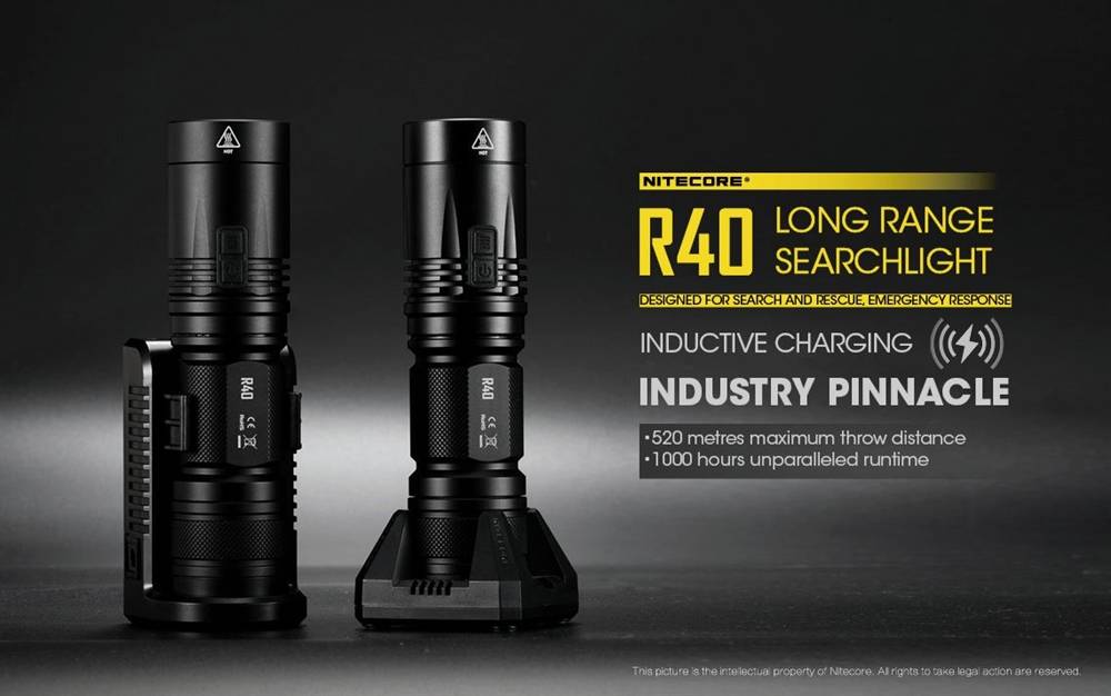 Nitecore R40 Searchlight Wall Torch 1000 Lumen
