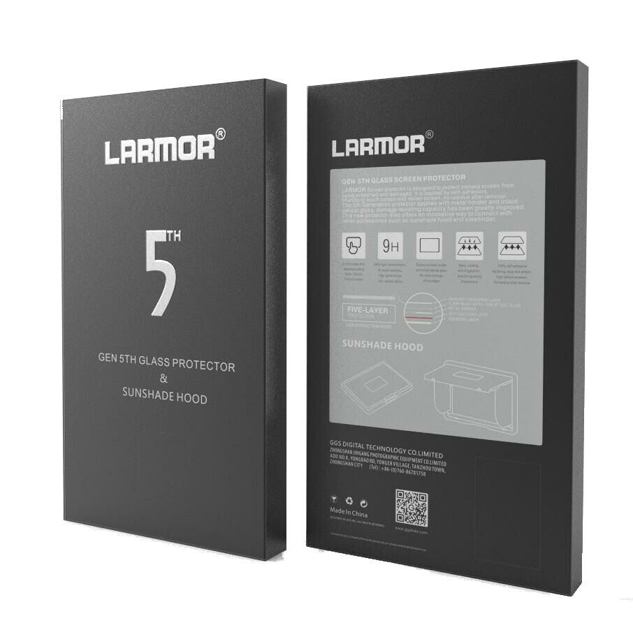 LARMOR - Gen 5 Screen & Hood Glass LCD Protector FujiFilm X-T1/X-T2/X-A1