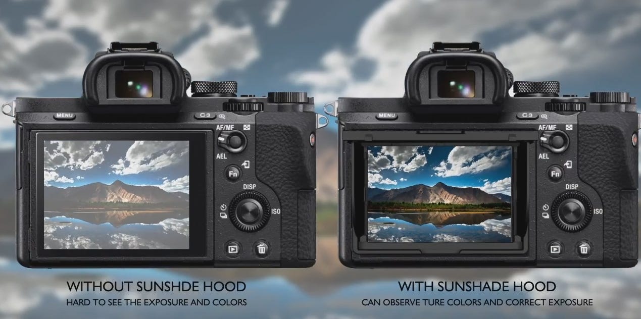 LARMOR - Gen 5 Screen & Hood Glass LCD Protector FujiFilm X-T1/X-T2/X-A1