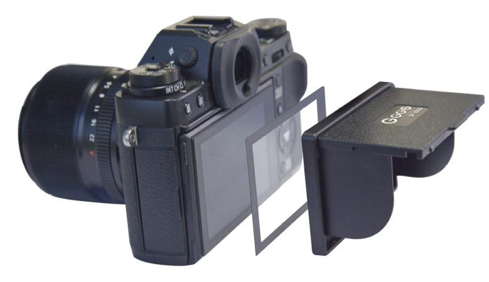 LARMOR - Gen 5 Screen & Hood Glass LCD Protector FujiFilm X-T1/X-T2/X-A1