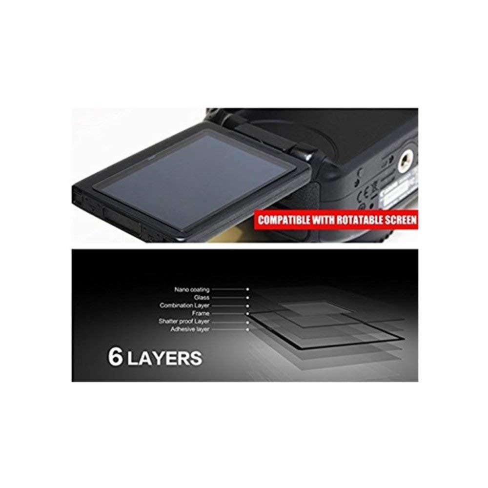 LARMOR - Glass LCD Protector Olympus E-M10II/E-MII//PenF/ /E-M1X/E-M5