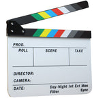 ClapBoard Colour Dot-Line PRO Magnetic Lock Sticks 11x9 Size