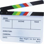 ClapBoard Colour Dot-Line PRO Magnetic Lock Sticks 11x9 Size