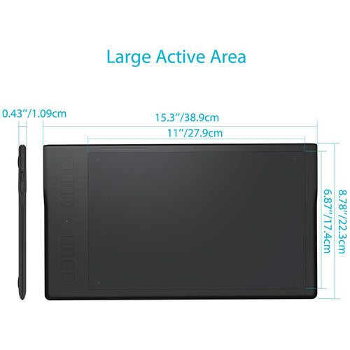 Huion Inspiroy Q11K V2 Wireless Graphic Drawing Tablet