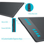 Huion Inspiroy Q11K V2 Wireless Graphic Drawing Tablet