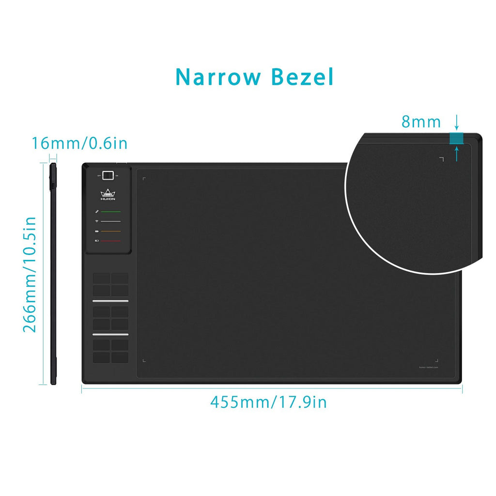 Huion WH1409 V2 Graphics Drawing Tablet