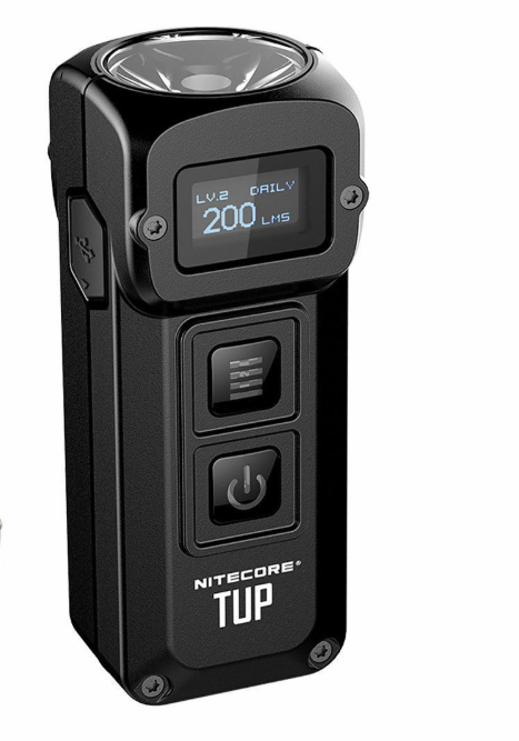 NITECORE TUP BLACK 1000 LUMENS Key Ring Torch