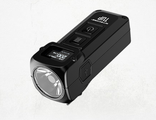 NITECORE TUP BLACK 1000 LUMENS Key Ring Torch