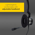 Jabra Biz 2300 MS USB-A Duo Corded Headset 