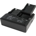 IDX Dual Battery Charger for select Canon, Panasonic and Sony Batteries