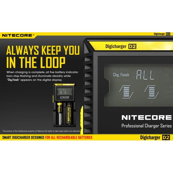 Nitecore Charger 2X Battery