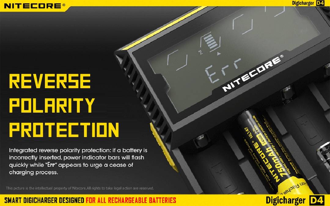 Nitecore Charger 4X Battery