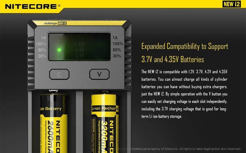 Nitecore Intellicharger i2 Smart Charger