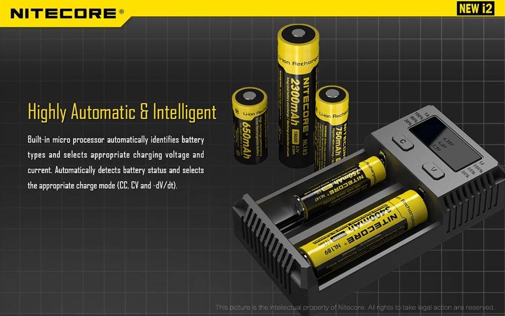 Nitecore Intellicharger i2 Smart Charger