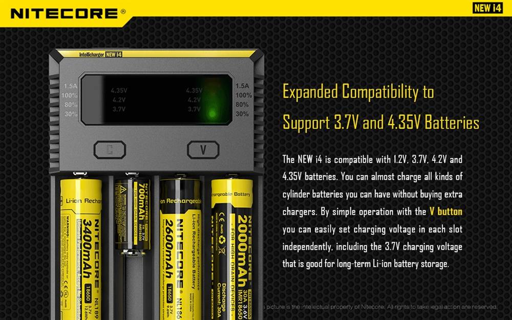 Nitecore Intellicharger i4 Smart Charger