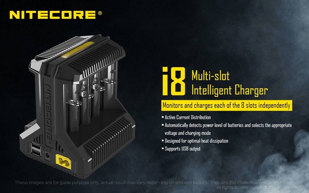 Nitecore Intellicharger i8 Smart Charger