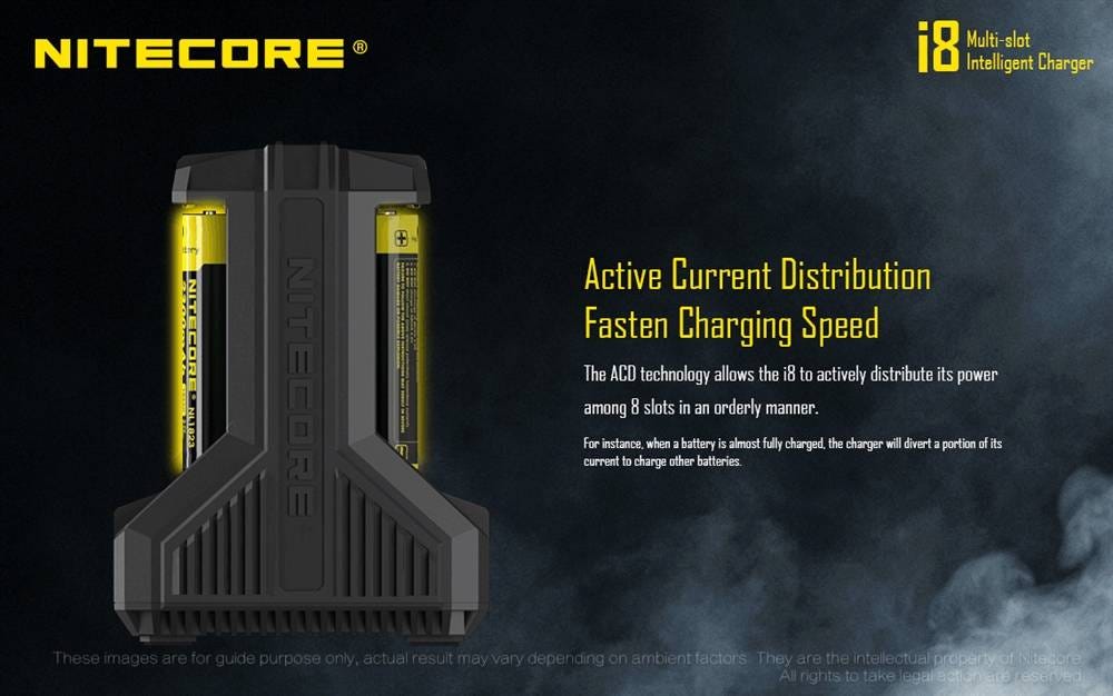 Nitecore Intellicharger i8 Smart Charger