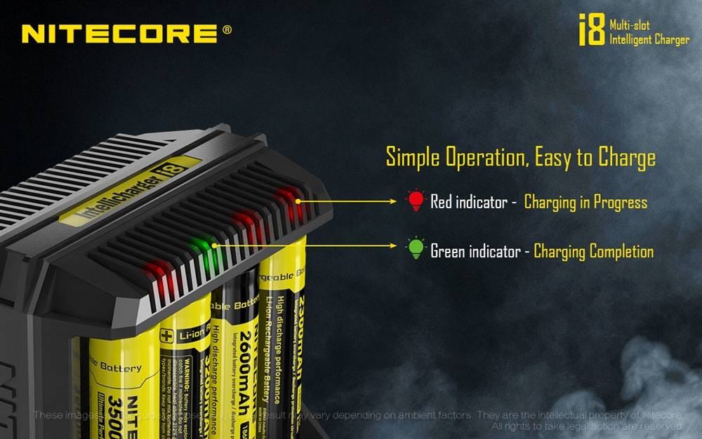 Nitecore Intellicharger i8 Smart Charger