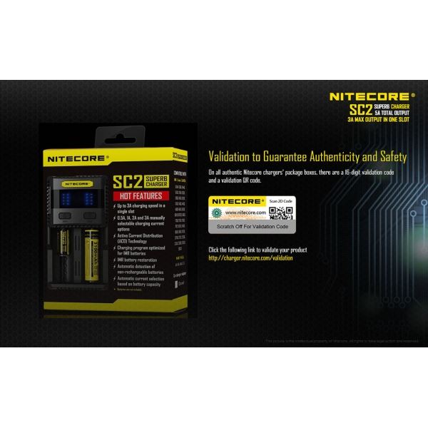 Nitecore Superb Charger SC2