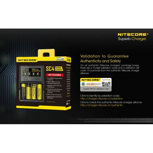 Nitecore Superb Charger SC4