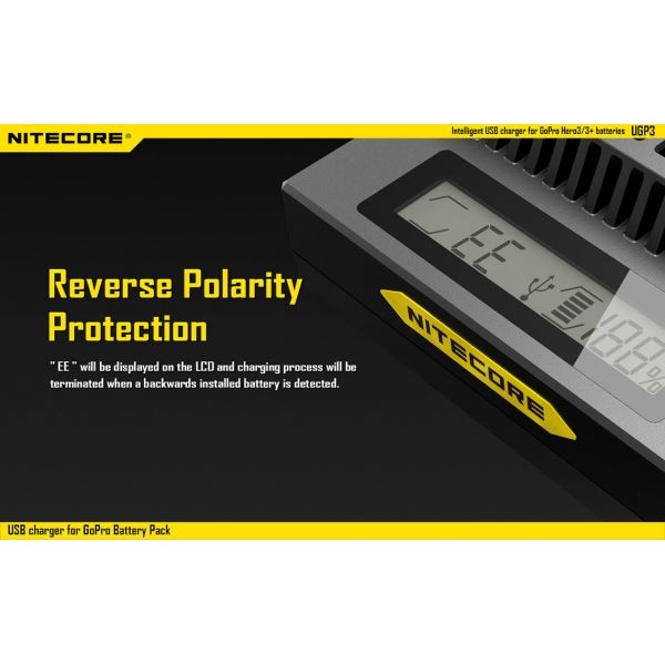 Nitecore Gopro Hero 3/3+ Dual Battery Charger